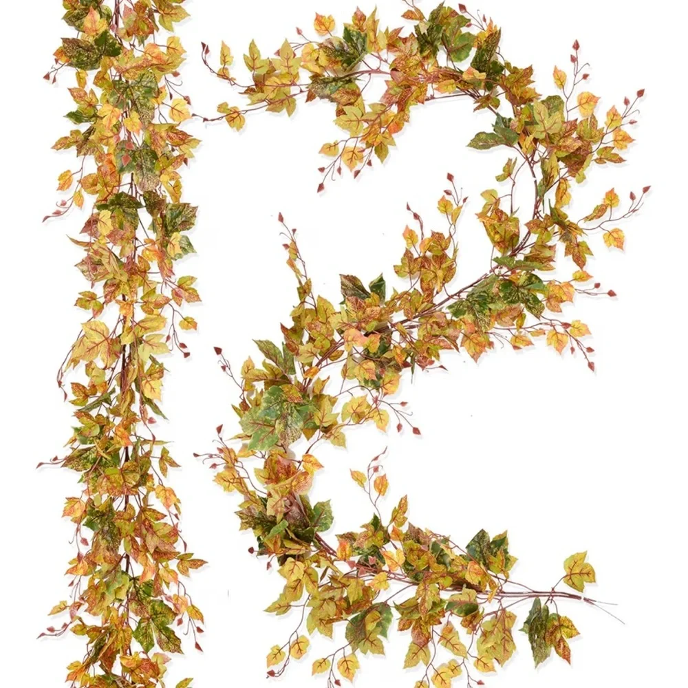 PARTY DECOR | faux fall foliage garland